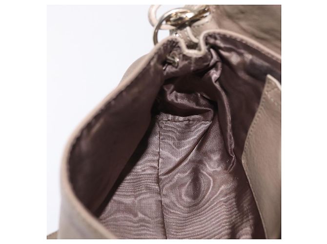 Chloé Chloe Lily Schultertasche Leder 2way Beige Gold Auth 206105A Golden - Ansicht 25