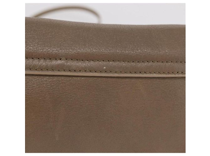 Chloé Chloe Lily Schultertasche Leder 2way Beige Gold Auth 206105A Golden - Ansicht 3