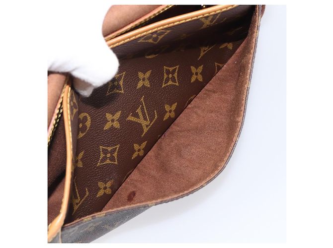 LOUIS VUITTON Monogram Gibeciere PM Shoulder Bag M42248 LV Auth ep16092A Monograma - vista 31
