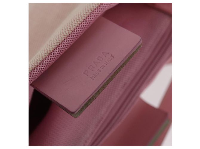 PRADA Sports Tote Bag Canvas Pink Auth 201301 Tragetasche - Ansicht 23