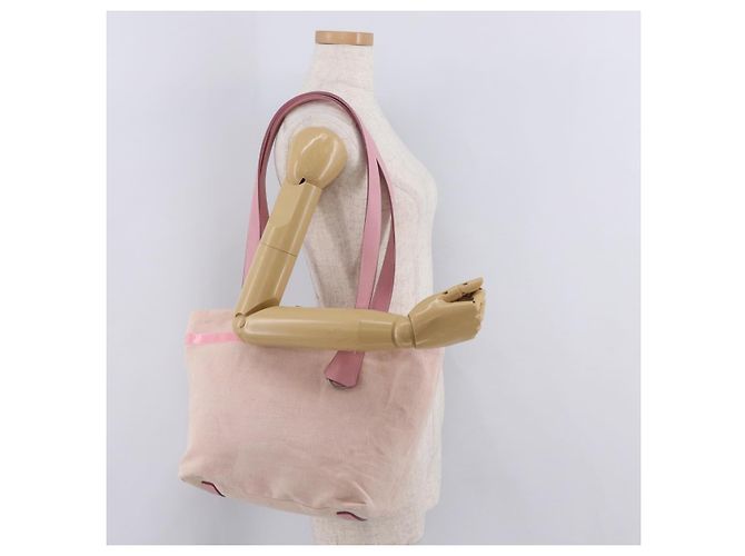 PRADA Sports Tote Bag Canvas Pink Auth 201301 Tragetasche - Ansicht 31