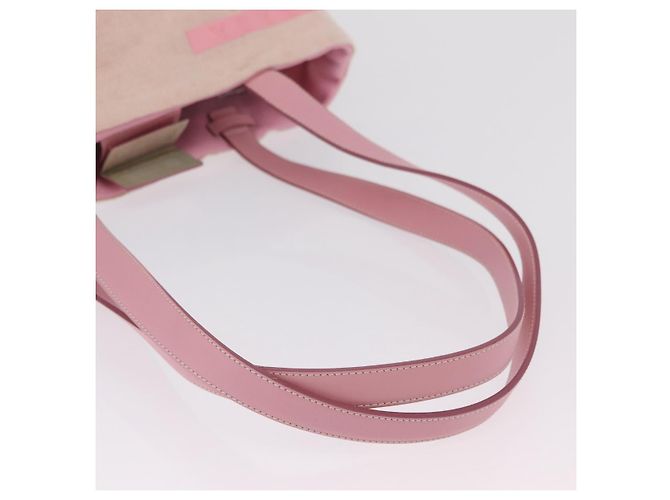 PRADA Sports Tote Bag Canvas Pink Auth 201301 Tragetasche - Ansicht 8