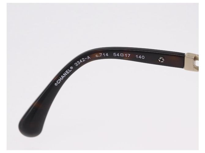 CHANEL Sunglasses Plastic Black CC Auth ka6384 - view 12