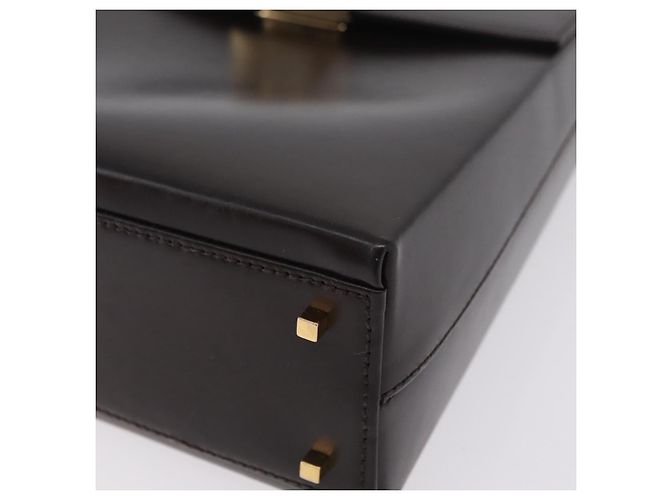 Borsa Salvatore Ferragamo in pelle marrone tono oro Auth mr2958A - vista 17