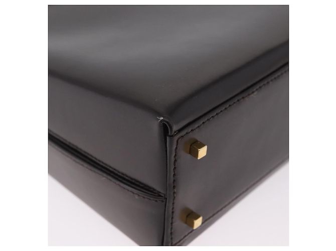 Borsa Salvatore Ferragamo in pelle marrone tono oro Auth mr2958A - vista 18