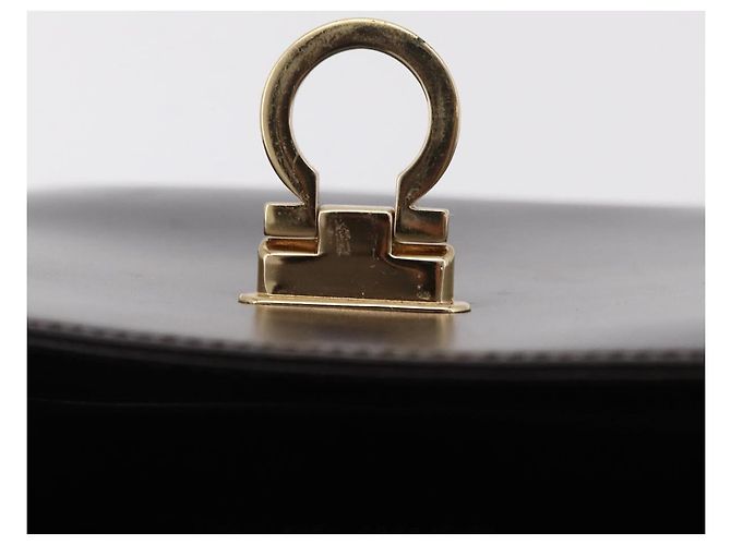 Borsa Salvatore Ferragamo in pelle marrone tono oro Auth mr2958A - vista 22