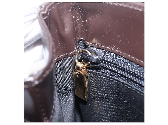 Borsa Salvatore Ferragamo in pelle marrone tono oro Auth mr2958A - vista 28