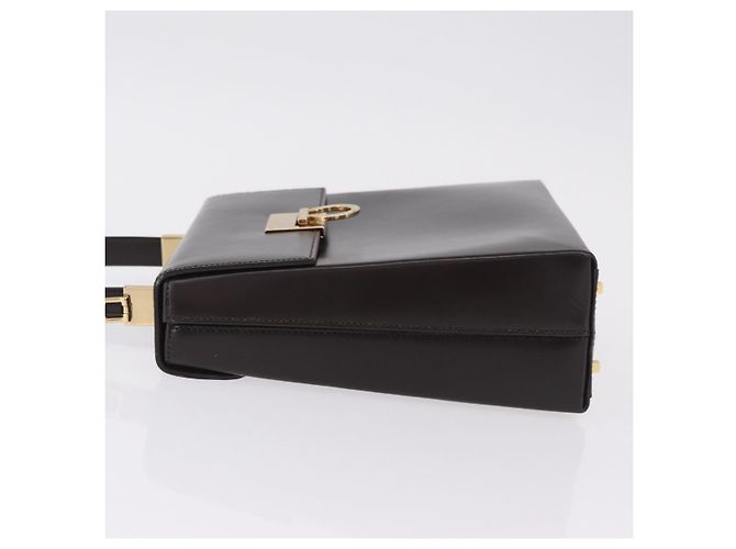 Borsa Salvatore Ferragamo in pelle marrone tono oro Auth mr2958A - vista 5