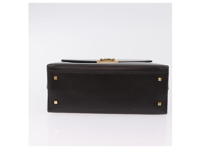 Borsa Salvatore Ferragamo in pelle marrone tono oro Auth mr2958A - vista 6