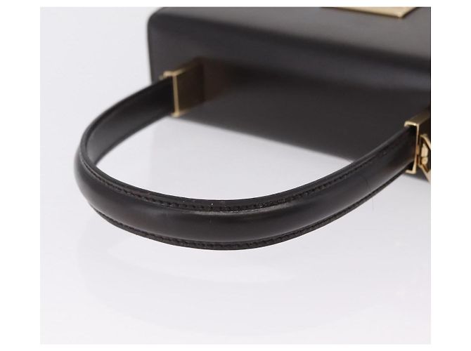Borsa Salvatore Ferragamo in pelle marrone tono oro Auth mr2958A - vista 8