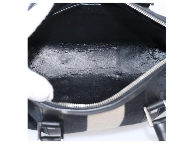 Borsa a mano GUCCI GG Canvas Nero Argento 000 0851 3754 Auth ep16134 - vista 11