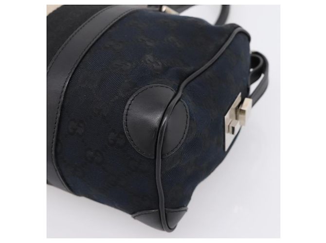 Borsa a mano GUCCI GG Canvas Nero Argento 000 0851 3754 Auth ep16134 - vista 15