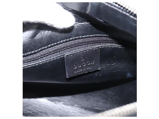 Borsa a mano GUCCI GG Canvas Nero Argento 000 0851 3754 Auth ep16134 - vista 18