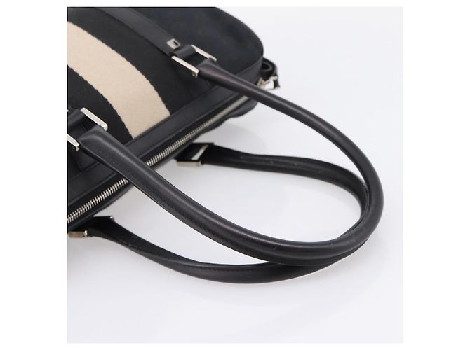 Borsa a mano GUCCI GG Canvas Nero Argento 000 0851 3754 Auth ep16134 - vista 7