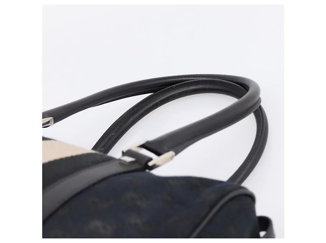 Borsa a mano GUCCI GG Canvas Nero Argento 000 0851 3754 Auth ep16134 - vista 8