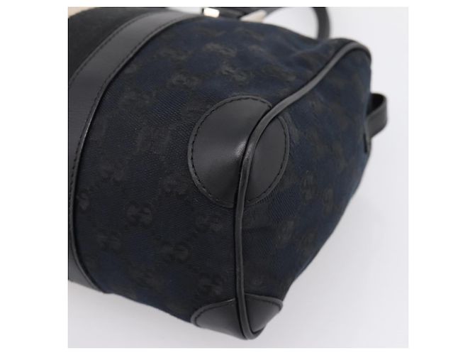 Borsa a mano GUCCI GG Canvas Nero Argento 000 0851 3754 Auth ep16134 - vista 9