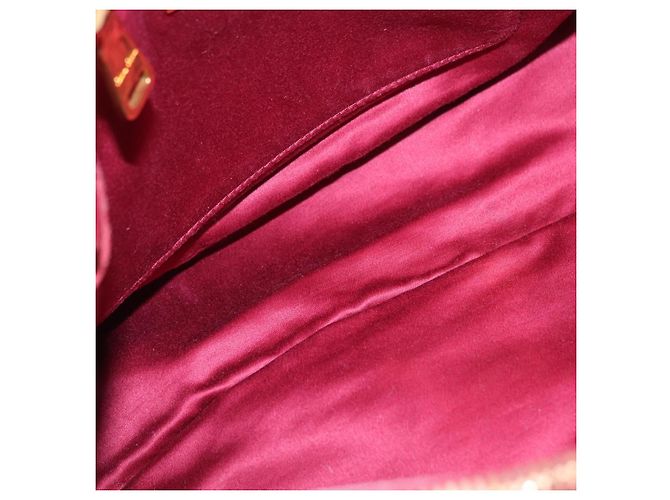 Borsa a mano Miu Miu Matelassé in pelle 2way Rosa Oro Auth 201984A D'oro - vista 11