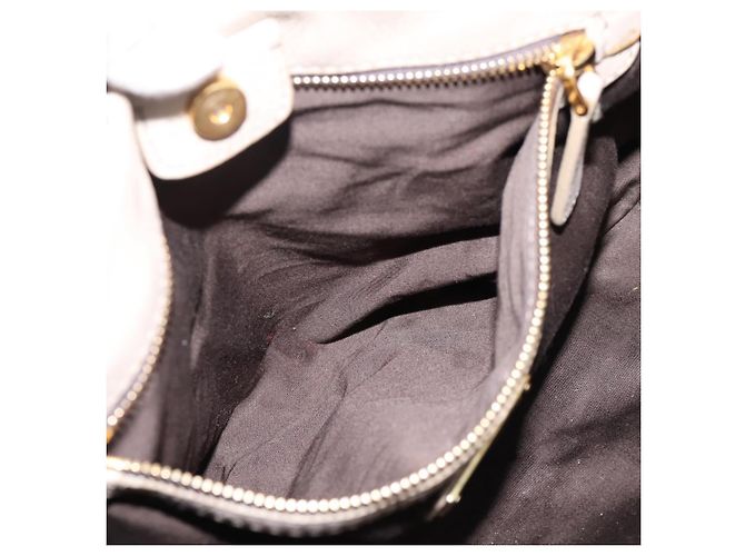Borsa a mano Miu Miu in pelle 2way Beige Gold Auth 206249M D'oro - vista 25