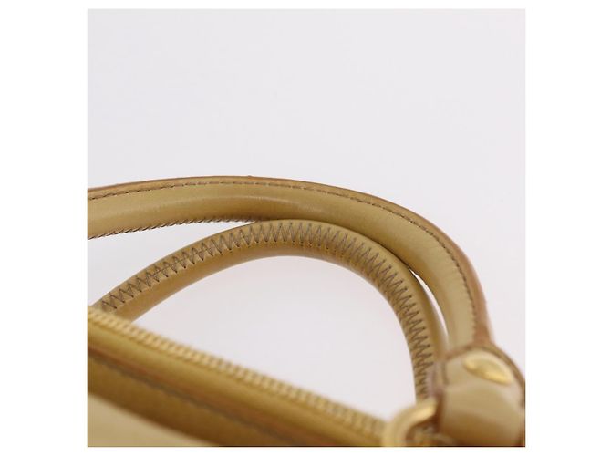 Borsa a mano Miu Miu in pelle 2way Yellow Gold Auth yk20904V D'oro Giallo - vista 14