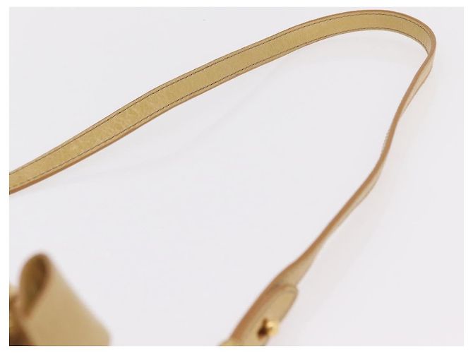 Borsa a mano Miu Miu in pelle 2way Yellow Gold Auth yk20904V D'oro Giallo - vista 15