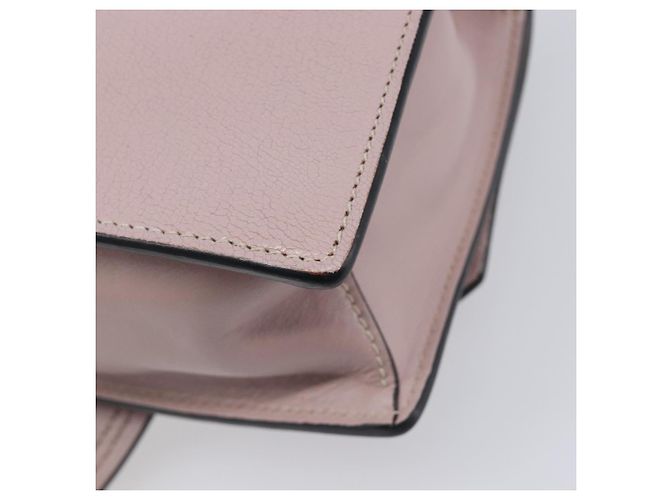 Borsa a tracolla Miu Miu Madras Bijoux in pelle Pink Gold Auth ka6350V Rosa D'oro - vista 18