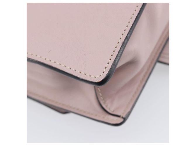 Borsa a tracolla Miu Miu Madras Bijoux in pelle Pink Gold Auth ka6350V Rosa D'oro - vista 19