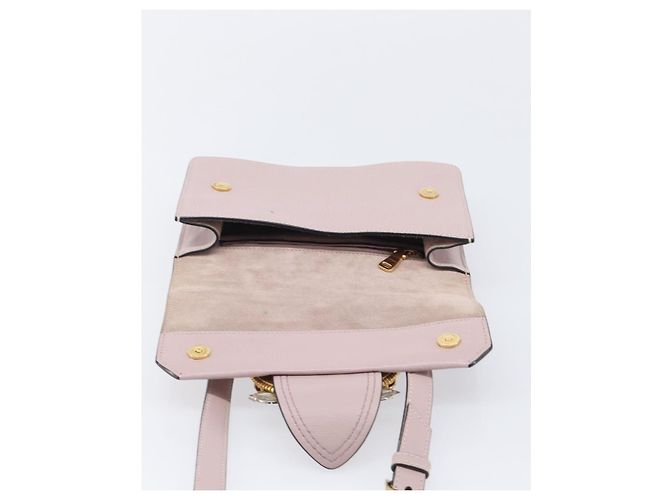Borsa a tracolla Miu Miu Madras Bijoux in pelle Pink Gold Auth ka6350V Rosa D'oro - vista 23