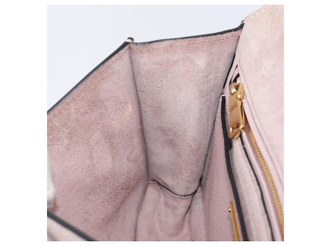 Borsa a tracolla Miu Miu Madras Bijoux in pelle Pink Gold Auth ka6350V Rosa D'oro - vista 27