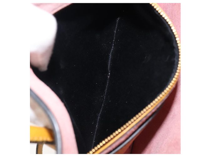 Borsa a mano Miu Miu in pelle 2way Giallo Tono Oro Auth bs37269A - vista 30