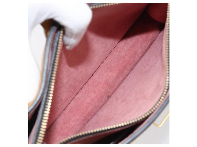 Borsa a mano Miu Miu in pelle 2way Giallo Tono Oro Auth bs37269A - vista 33