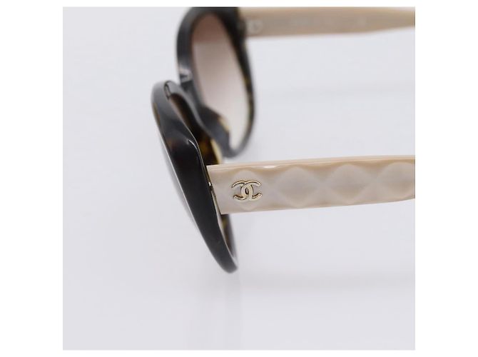 Occhiali da sole CHANEL plastica Black CC Auth bs37324 Nero - vista 6