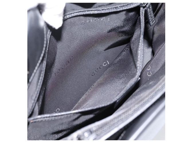 Borsa a mano GUCCI Bamboo in pelle 2way Nera Argento 002 1016 Auth BA16192 Nero - vista 23
