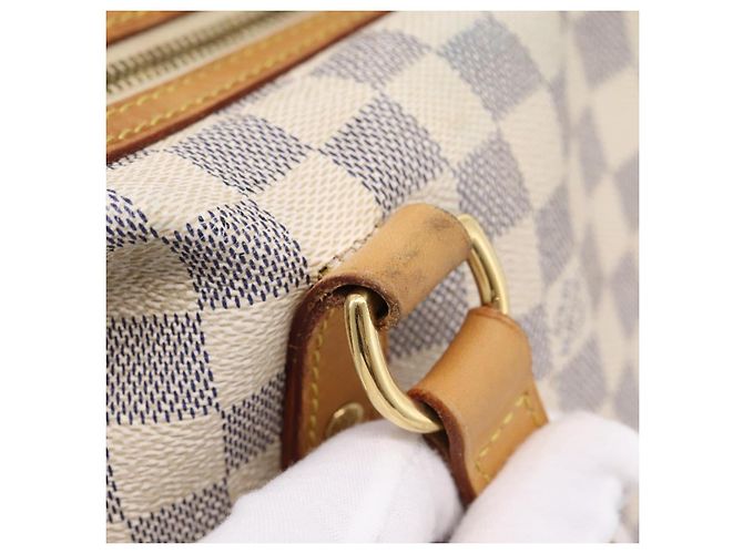 Borsa Tote LOUIS VUITTON Damier Azur Stresa GM M51186 LV Auth 206362A - vista 10