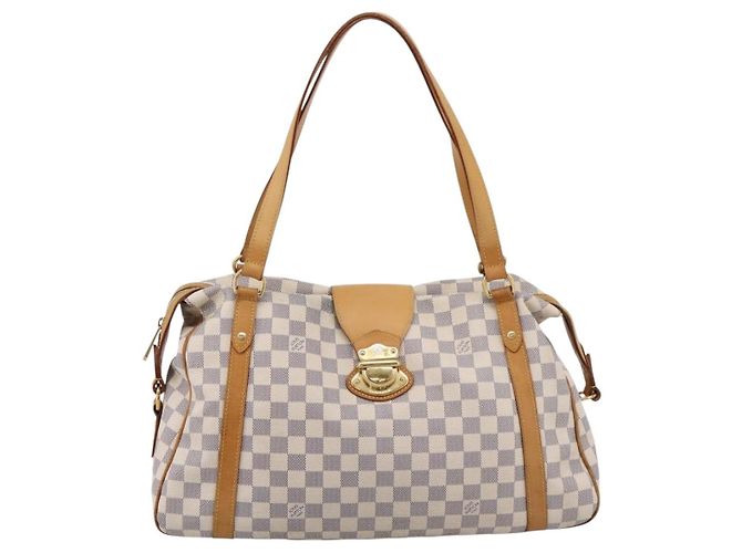 Borsa Tote LOUIS VUITTON Damier Azur Stresa GM M51186 LV Auth 206362A - vista 13