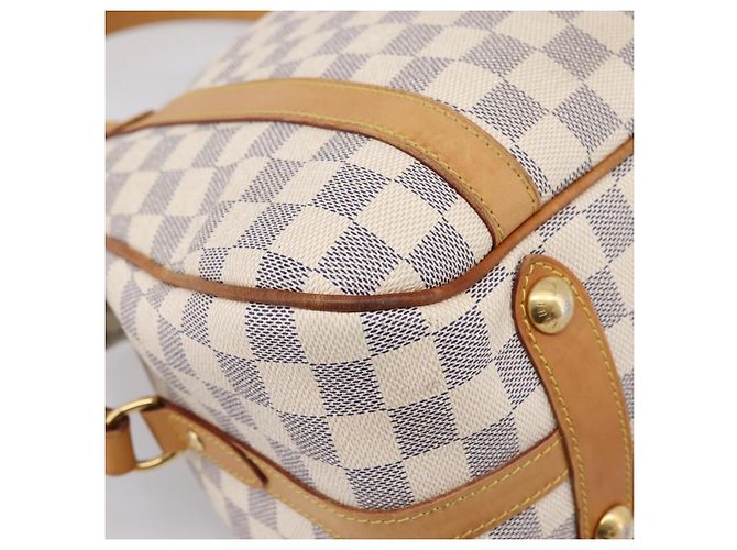 Borsa Tote LOUIS VUITTON Damier Azur Stresa GM M51186 LV Auth 206362A - vista 17