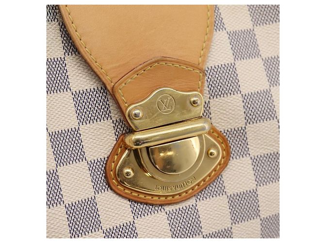 Borsa Tote LOUIS VUITTON Damier Azur Stresa GM M51186 LV Auth 206362A - vista 18