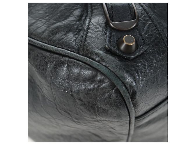 Borsa BALENCIAGA Classic Vero in pelle 2way Nera 235216 Auth BA15797V Nero - vista 16