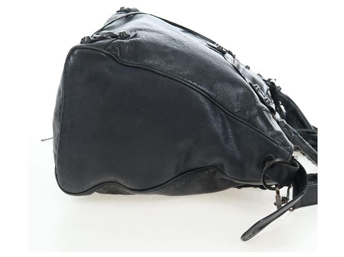 Borsa BALENCIAGA Classic Vero in pelle 2way Nera 235216 Auth BA15797V Nero - vista 4