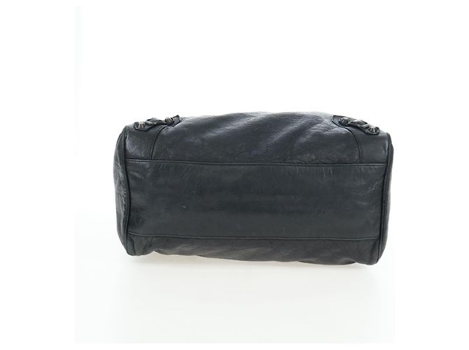 Borsa BALENCIAGA Classic Vero in pelle 2way Nera 235216 Auth BA15797V Nero - vista 5