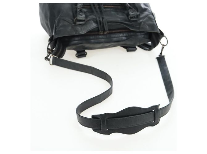 Borsa BALENCIAGA Classic Vero in pelle 2way Nera 235216 Auth BA15797V Nero - vista 9