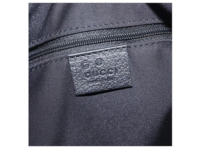 Borsa a mano GUCCI GG Canvas Outlet Nero Argento 268637 Auth ar14296V - vista 20