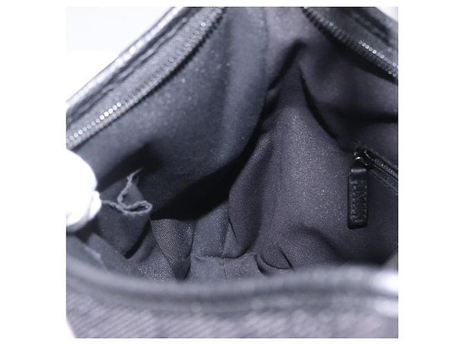 Borsa a mano GUCCI GG Canvas Outlet Nero Argento 268637 Auth ar14296V - vista 22