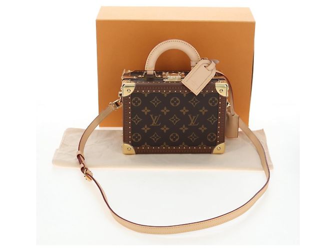 LOUIS VUITTON Monogram Petite Vallees Hand Bag 2way M20468 LV Auth 203861SM Monogramma - vista 12