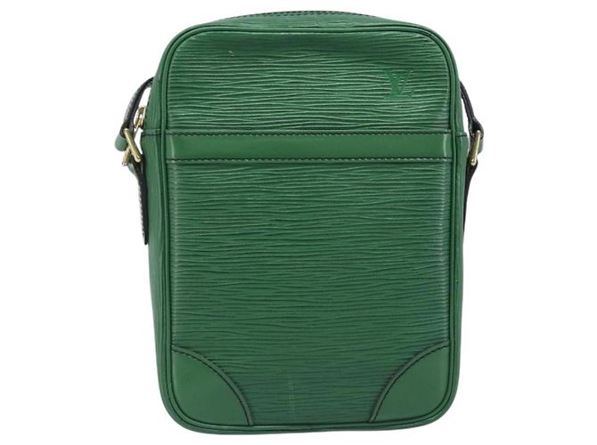 LOUIS VUITTON Epi Danube Schultertasche Green M45634 LV Auth 205909A Grün - Ansicht 13