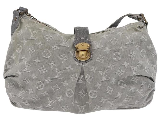 LOUIS VUITTON Monogram Denim Slytree Shoulder Bag Gris M45834 LV Auth 204591V Grau Monogramm - Ansicht 13