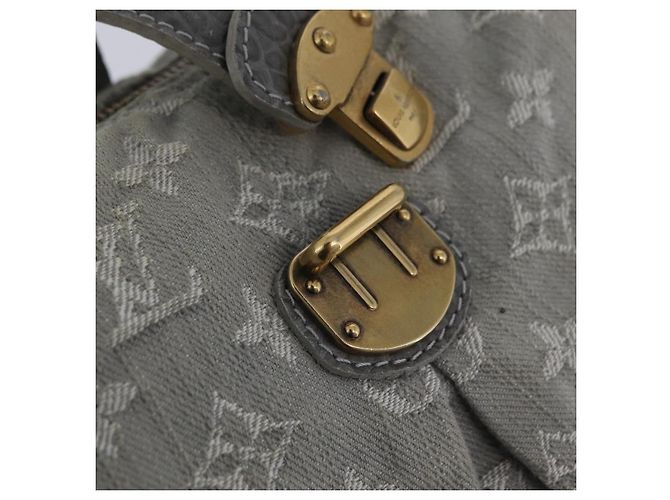 LOUIS VUITTON Monogram Denim Slytree Shoulder Bag Gris M45834 LV Auth 204591V Grau Monogramm - Ansicht 24