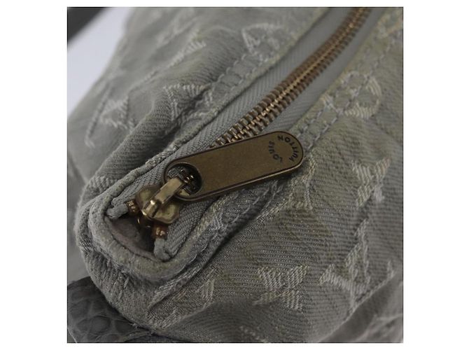 LOUIS VUITTON Monogram Denim Slytree Shoulder Bag Gris M45834 LV Auth 204591V Grau Monogramm - Ansicht 25