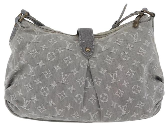 LOUIS VUITTON Monogram Denim Slytree Shoulder Bag Gris M45834 LV Auth 204591V Grau Monogramm - Ansicht 3