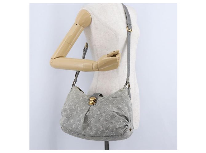 LOUIS VUITTON Monogram Denim Slytree Shoulder Bag Gris M45834 LV Auth 204591V Grau Monogramm - Ansicht 30