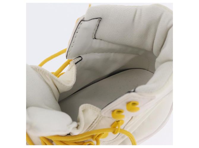 BOTTEGA VENETA Paddle Bomber Boule Shoes Nylon 36 Ivory Auth 203702M Cream - view 39